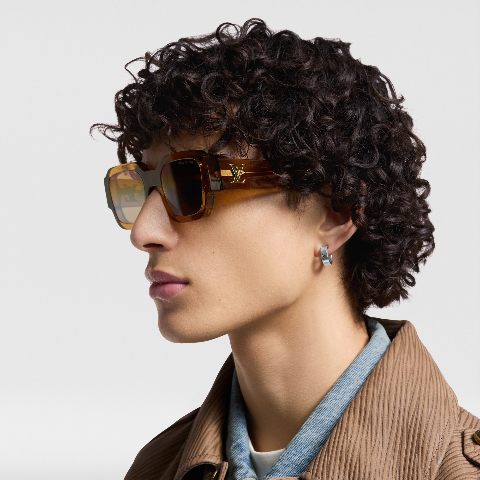 Gafas de sol LV Clash Round Square S00 Hombre Accesorios Gafas de sol | LOUIS VUITTON (Zoom de producto)