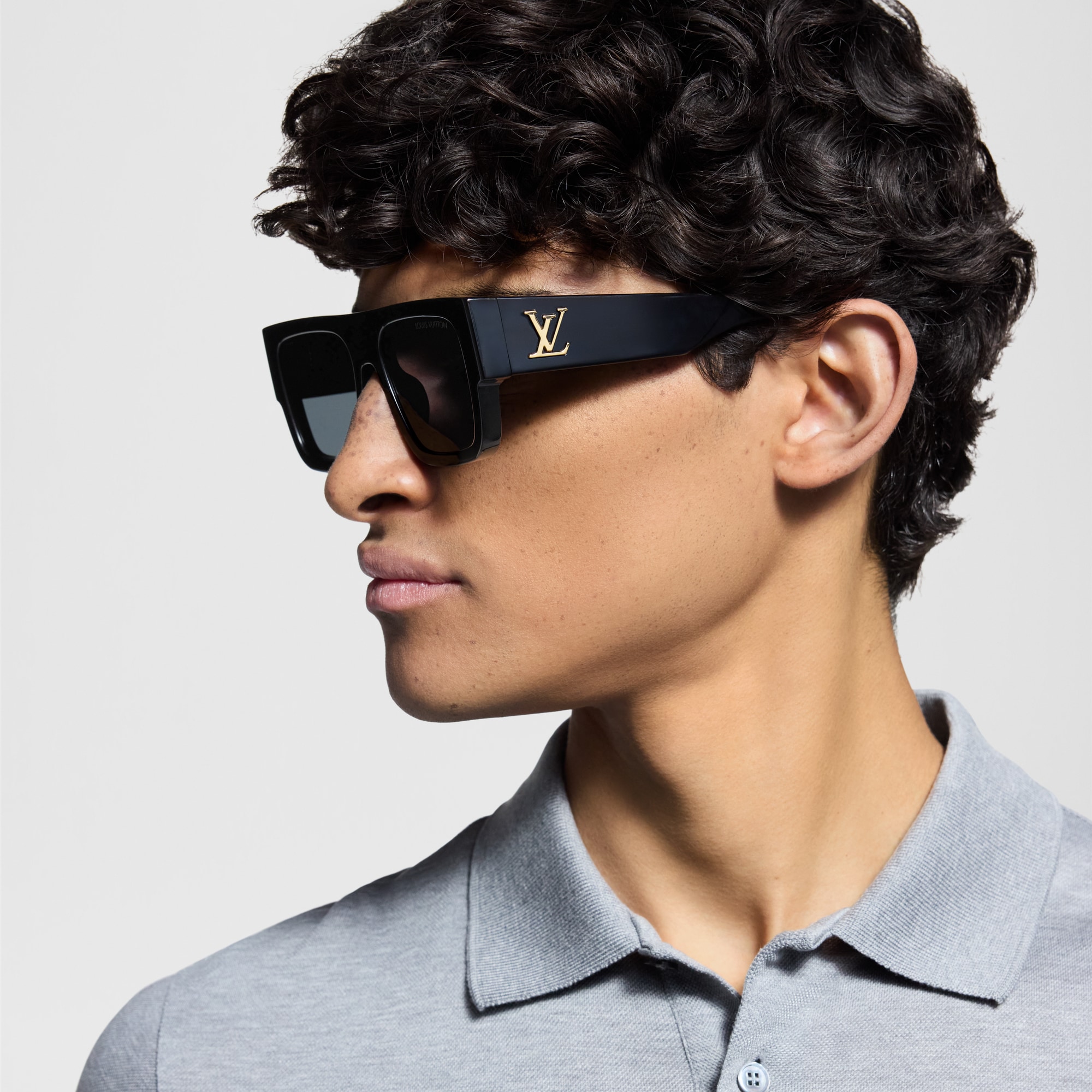 Gafas de sol LV Clash Square Large S00 Hombre Accesorios Gafas de sol | LOUIS VUITTON (Zoom de producto)