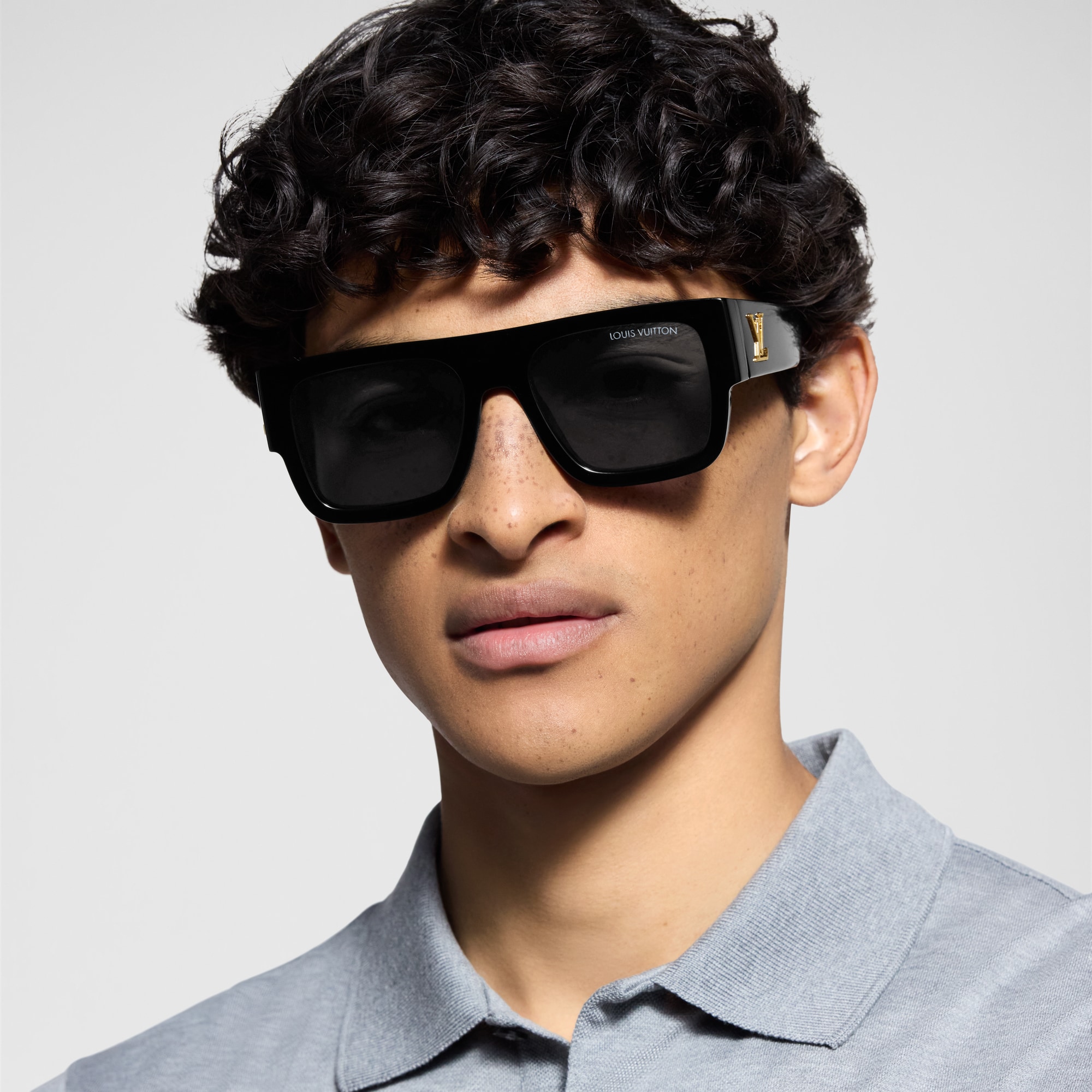 Gafas de sol LV Clash Square Large S00 Hombre Accesorios Gafas de sol | LOUIS VUITTON (Zoom de producto)