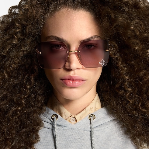 Gafas de sol LV Glam 2.0 Square S00 Mujer Accesorios Gafas de sol | LOUIS VUITTON (Zoom de producto)