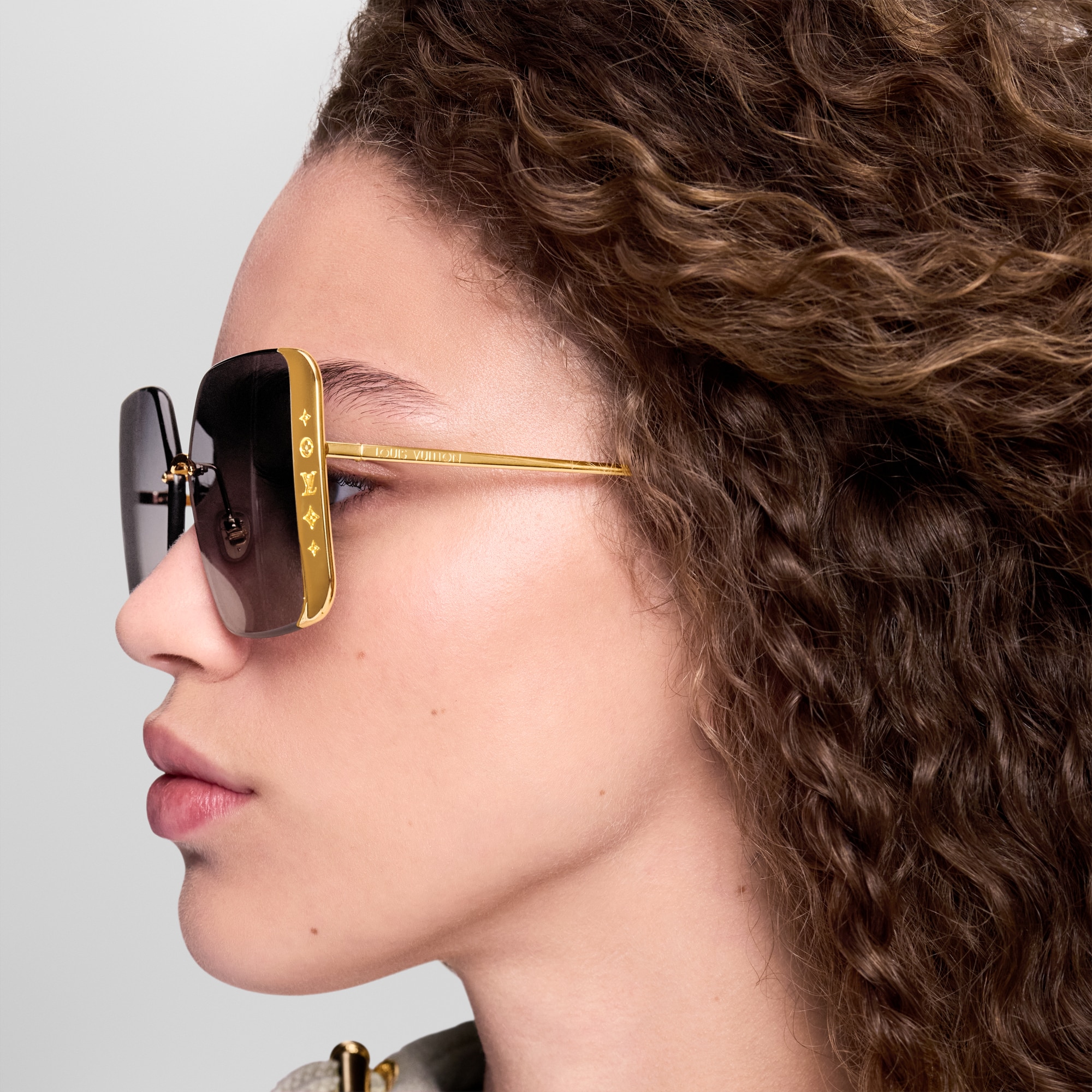Gafas de sol LV Moon Metal Square S00 Mujer Accesorios Gafas de sol | LOUIS VUITTON (Zoom de producto)
