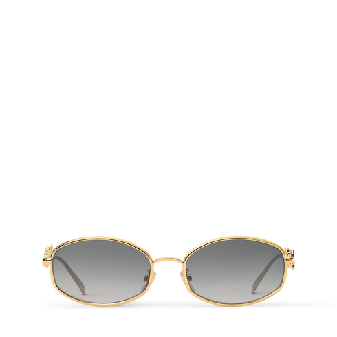 Gafas de sol LV Script Metal Round S00 Mujer Accesorios Gafas de sol | LOUIS VUITTON (Zoom de producto)