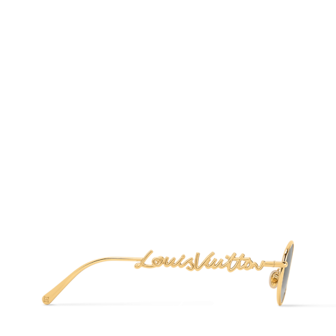 Gafas de sol LV Script Metal Round S00 Mujer Accesorios Gafas de sol | LOUIS VUITTON (Zoom de producto)