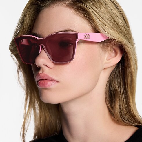 Gafas de sol LV Script Square S00 Mujer Accesorios Gafas de sol | LOUIS VUITTON (Zoom de producto)