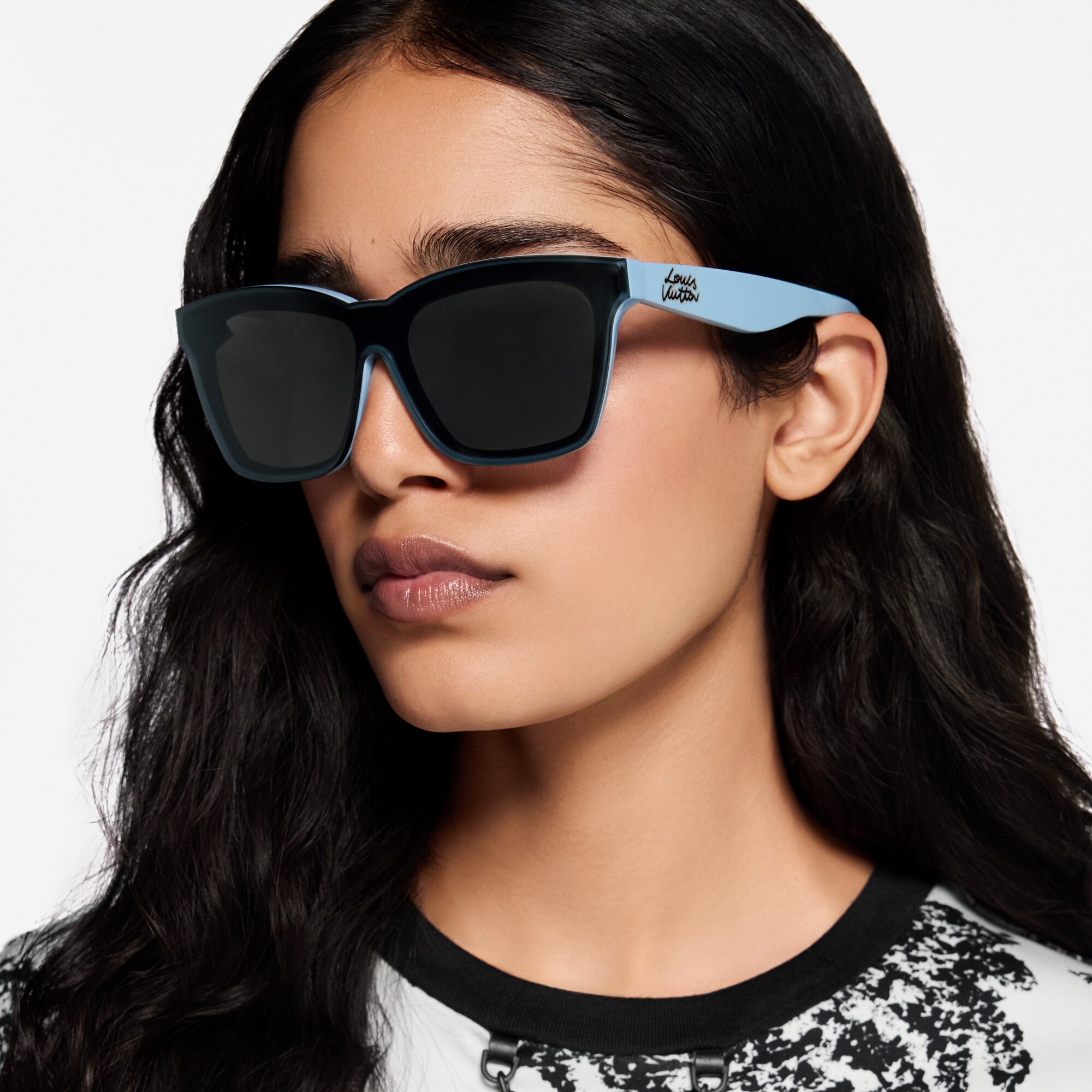 Gafas de sol LV Script Square S00 Mujer Accesorios Gafas de sol | LOUIS VUITTON (Zoom de producto)