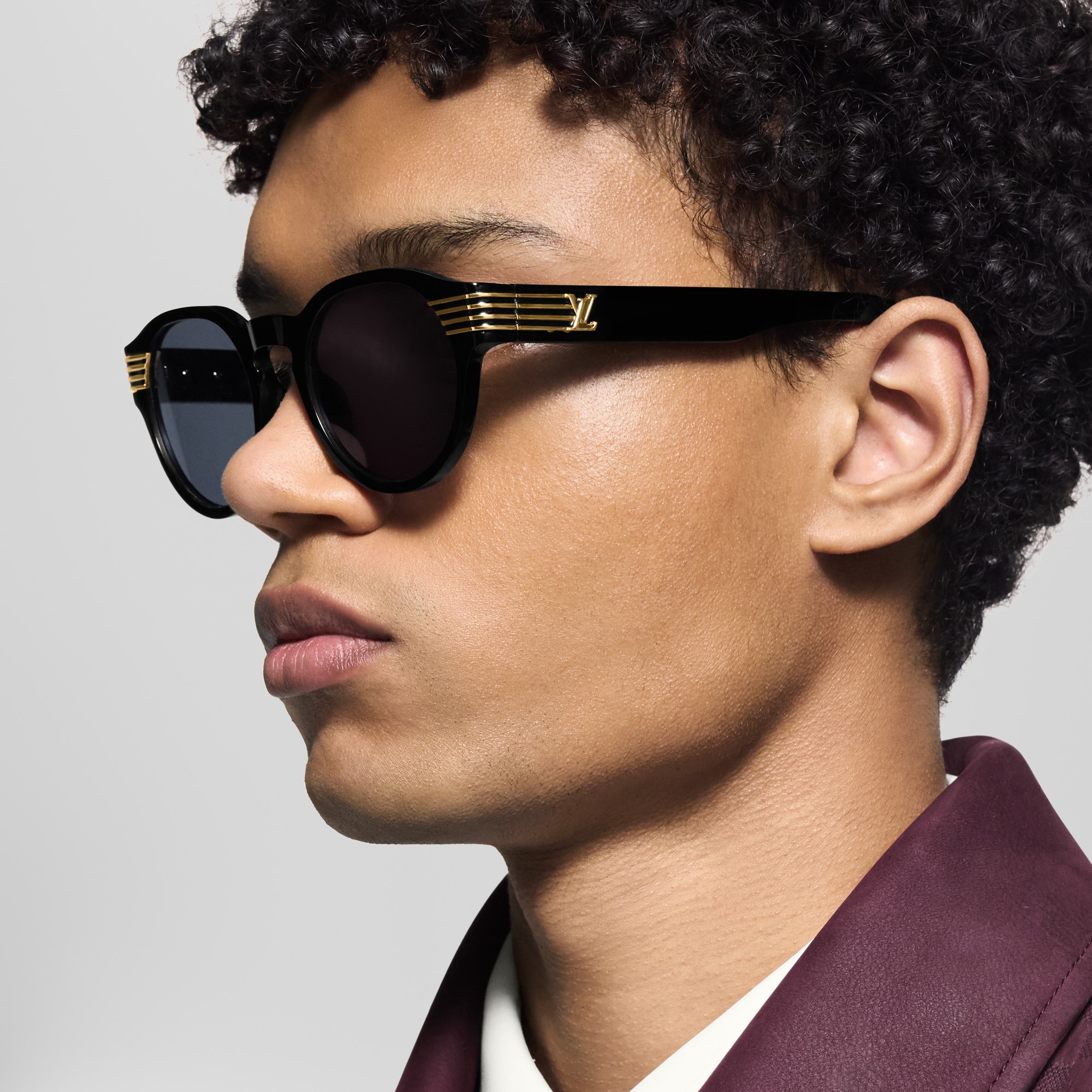 Gafas de sol LV Slide Round S00 Hombre Accesorios Gafas de sol | LOUIS VUITTON (Zoom de producto)