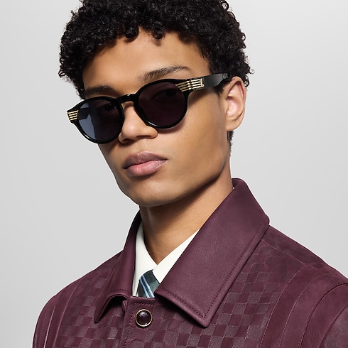 Gafas de sol LV Slide Round S00 Hombre Accesorios Gafas de sol | LOUIS VUITTON (Zoom de producto)