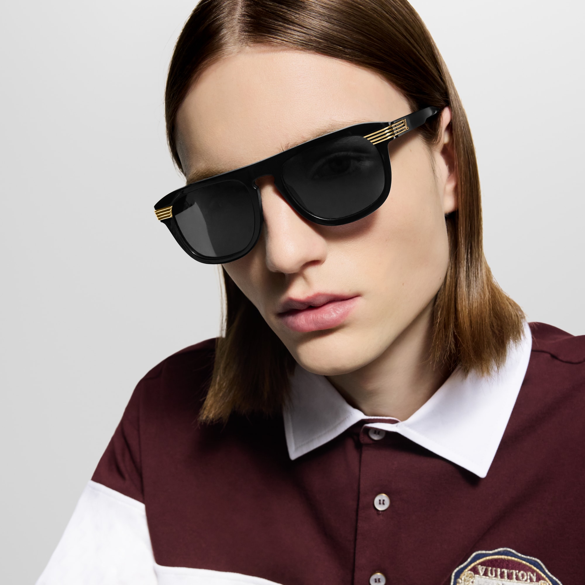 Gafas de sol LV Slide Round Square S00 Hombre Accesorios Gafas de sol | LOUIS VUITTON (Zoom de producto)