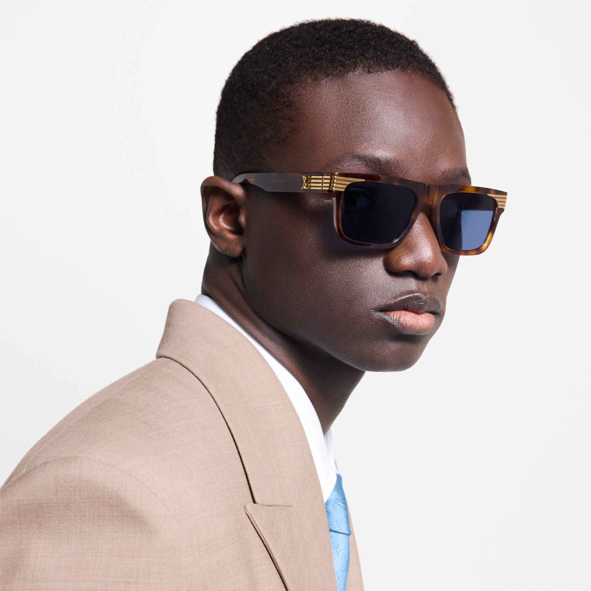 Gafas de sol LV Slide Square S00 Hombre Accesorios Gafas de sol | LOUIS VUITTON (Zoom de producto)