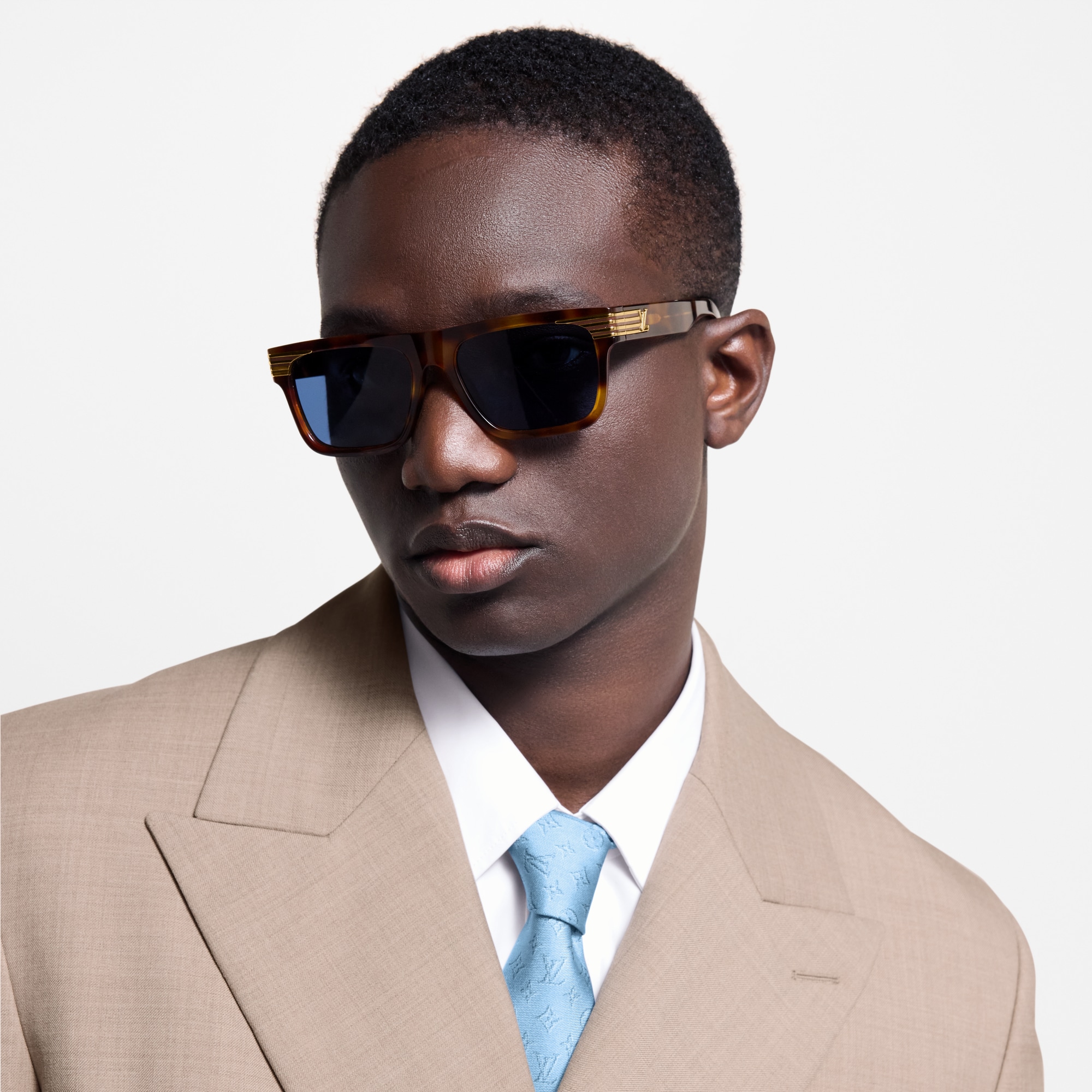 Gafas de sol LV Slide Square S00 Hombre Accesorios Gafas de sol | LOUIS VUITTON (Zoom de producto)