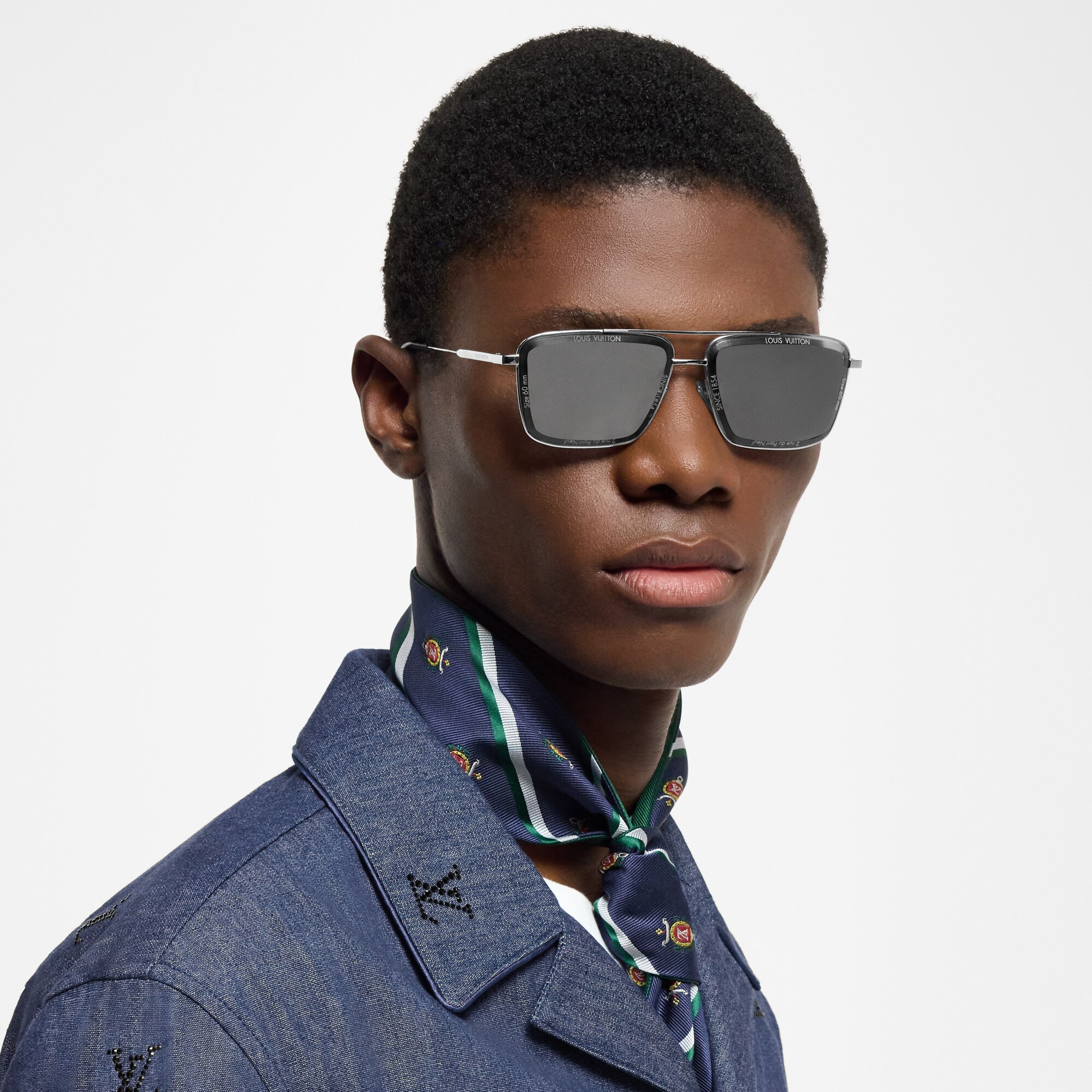 Gafas de sol LV Super Vision Metal Square S00 Hombre Accesorios Gafas de sol | LOUIS VUITTON (Zoom de producto)
