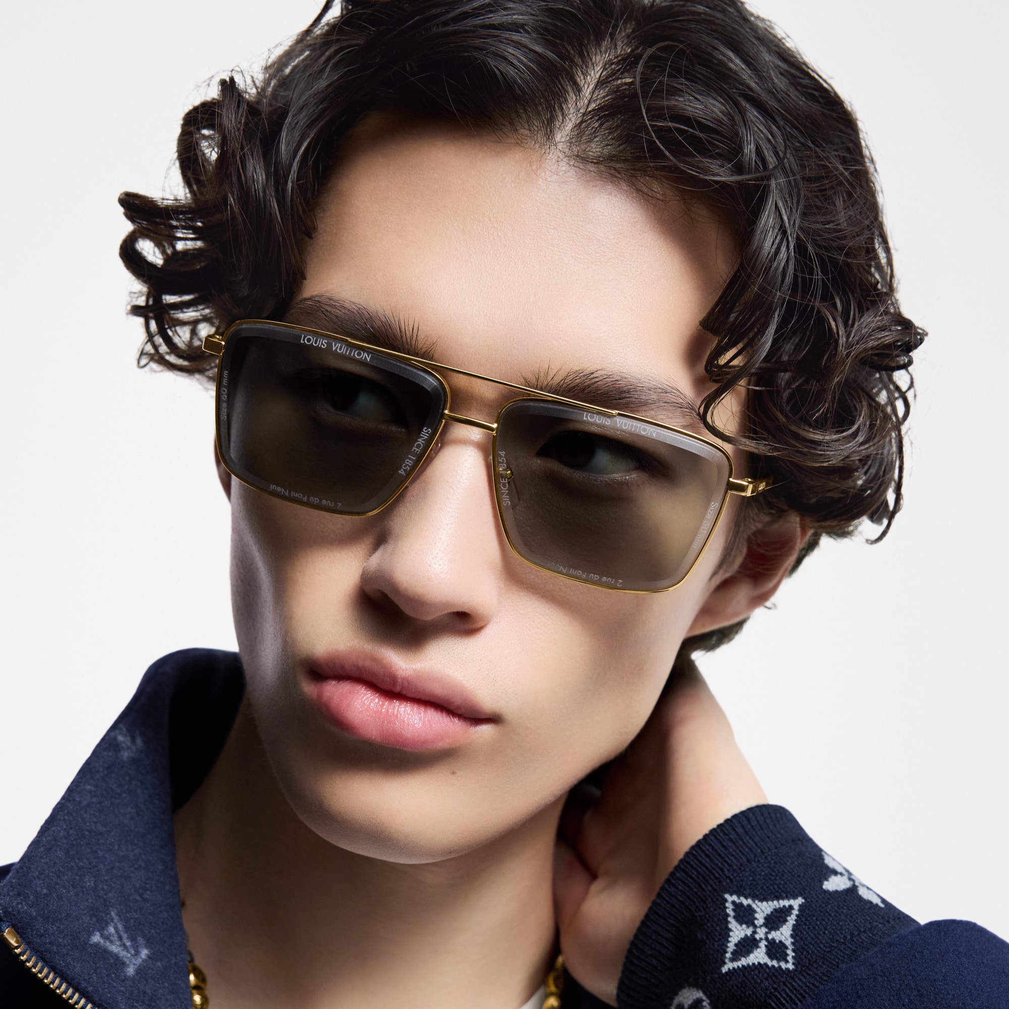 Gafas de sol LV Super Vision Metal Square S00 Hombre Accesorios Gafas de sol | LOUIS VUITTON (Zoom de producto)