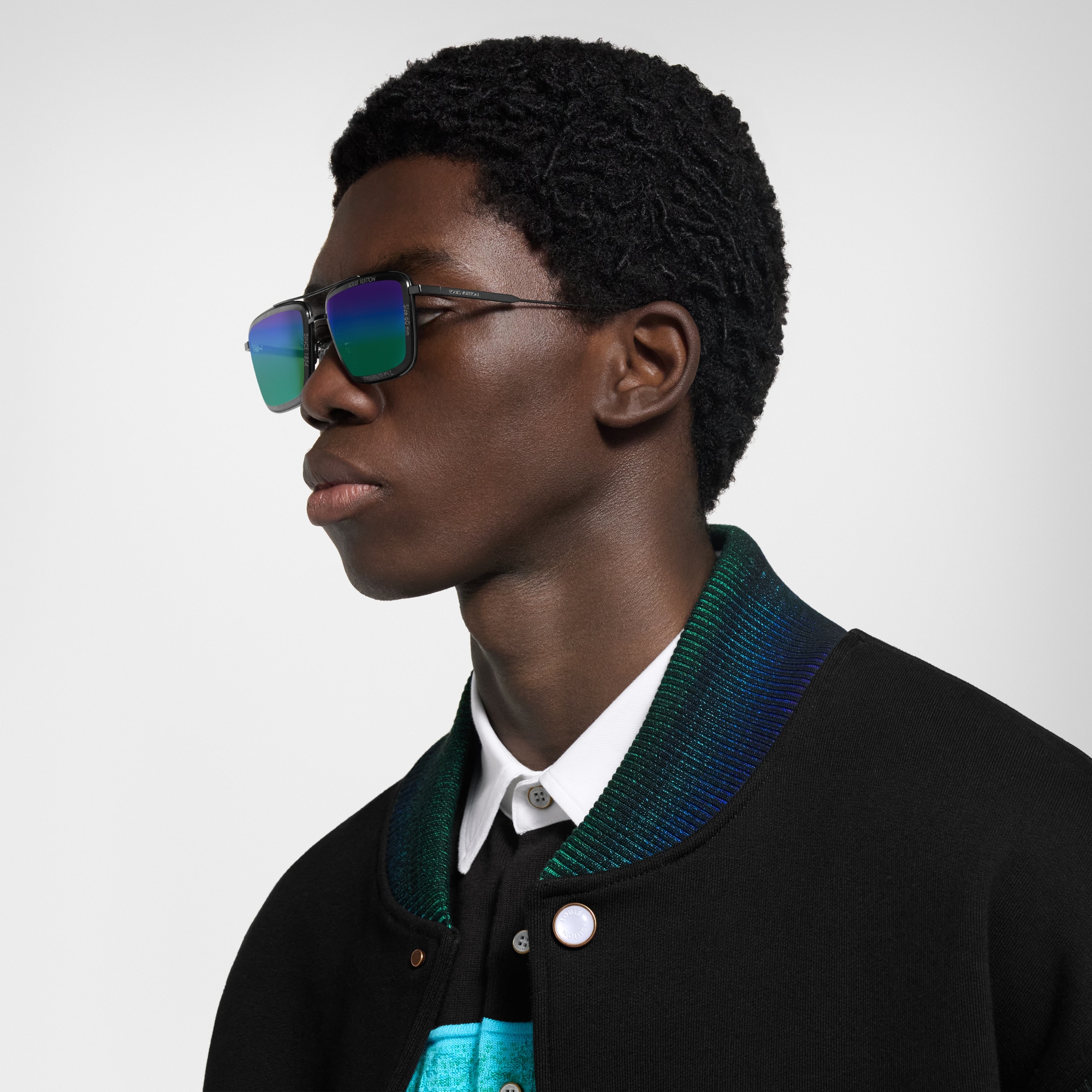 Gafas de sol LV Super Vision Metal Square S00 Hombre Accesorios Gafas de sol | LOUIS VUITTON (Zoom de producto)