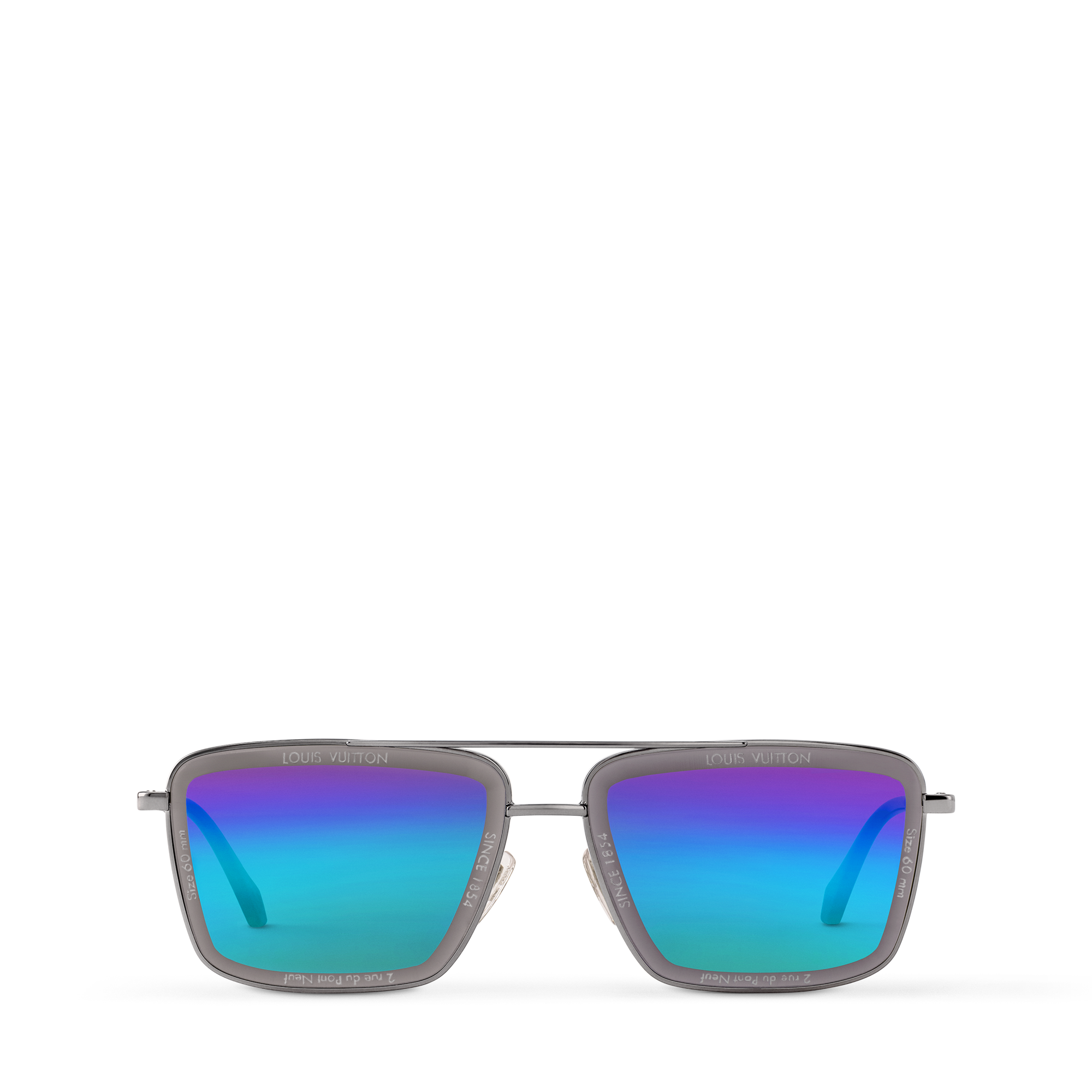 Gafas de sol LV Super Vision Metal Square S00 Hombre Accesorios Gafas de sol | LOUIS VUITTON (Zoom de producto)