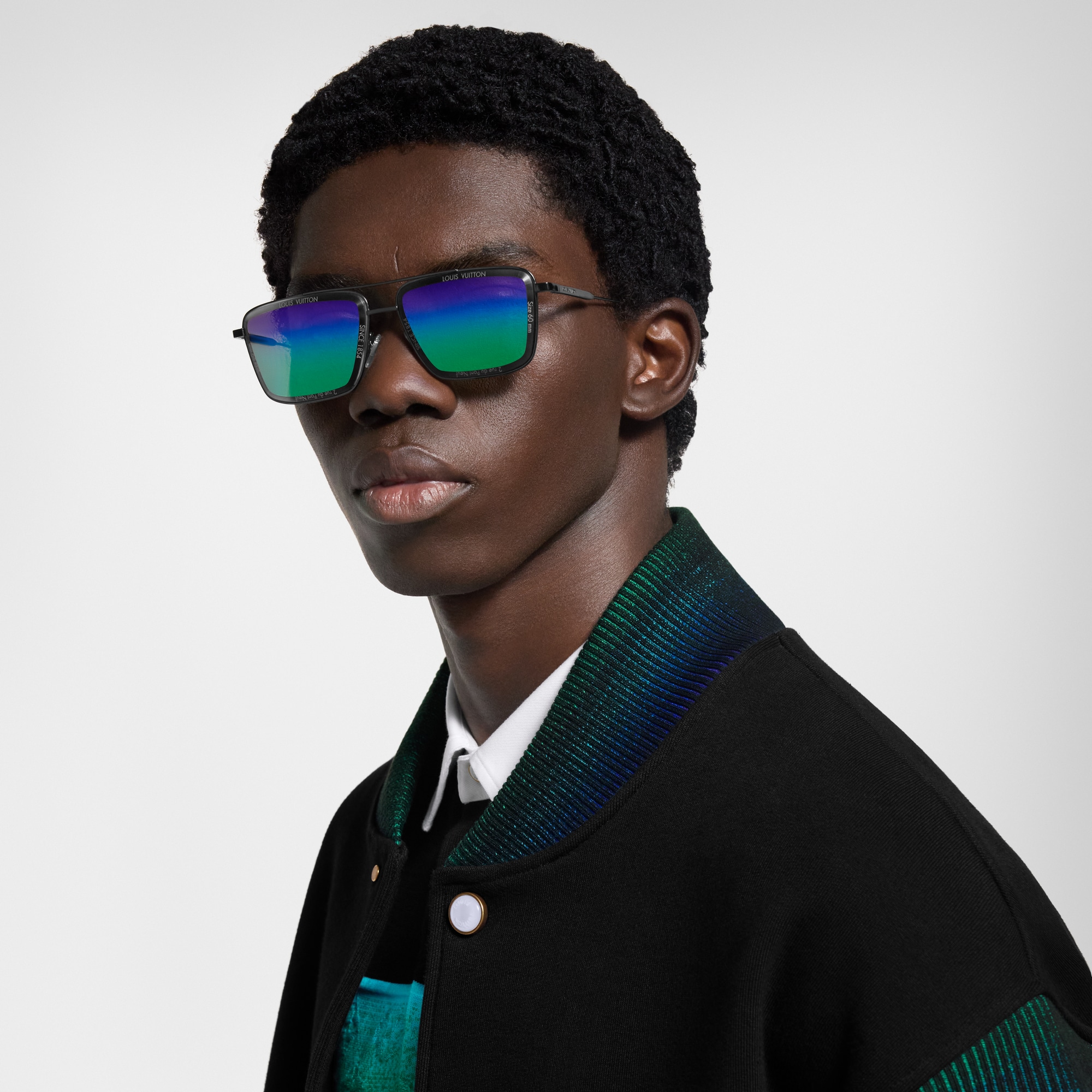 Gafas de sol LV Super Vision Metal Square S00 Hombre Accesorios Gafas de sol | LOUIS VUITTON (Zoom de producto)