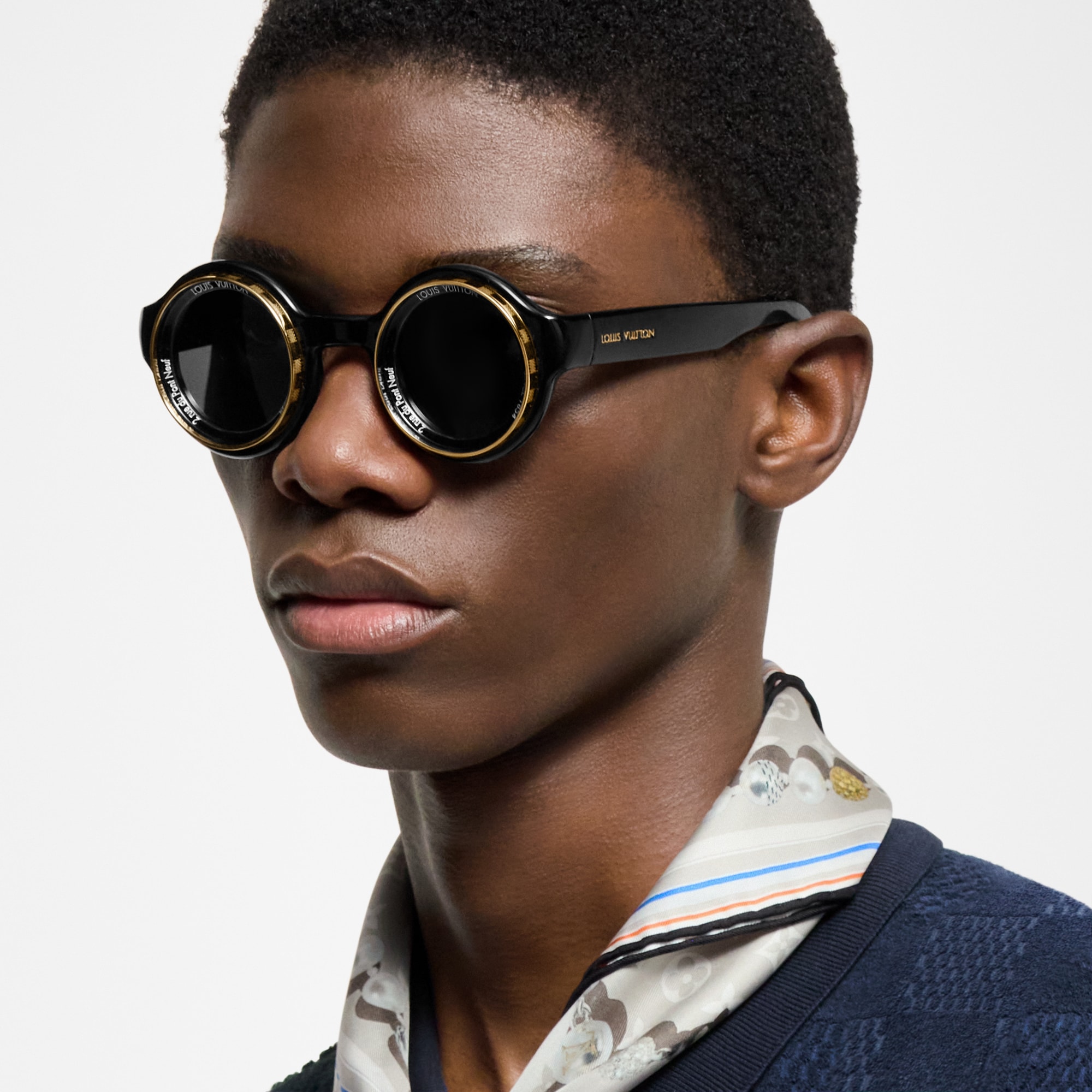 Gafas de sol LV Super Vision Round S00 Hombre Accesorios Gafas de sol | LOUIS VUITTON (Zoom de producto)