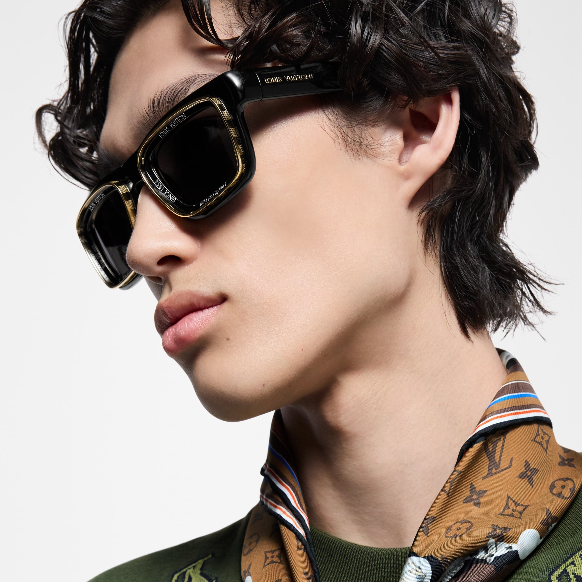 Gafas de sol LV Super Vision Square S00 Hombre Accesorios Gafas de sol | LOUIS VUITTON (Zoom de producto)