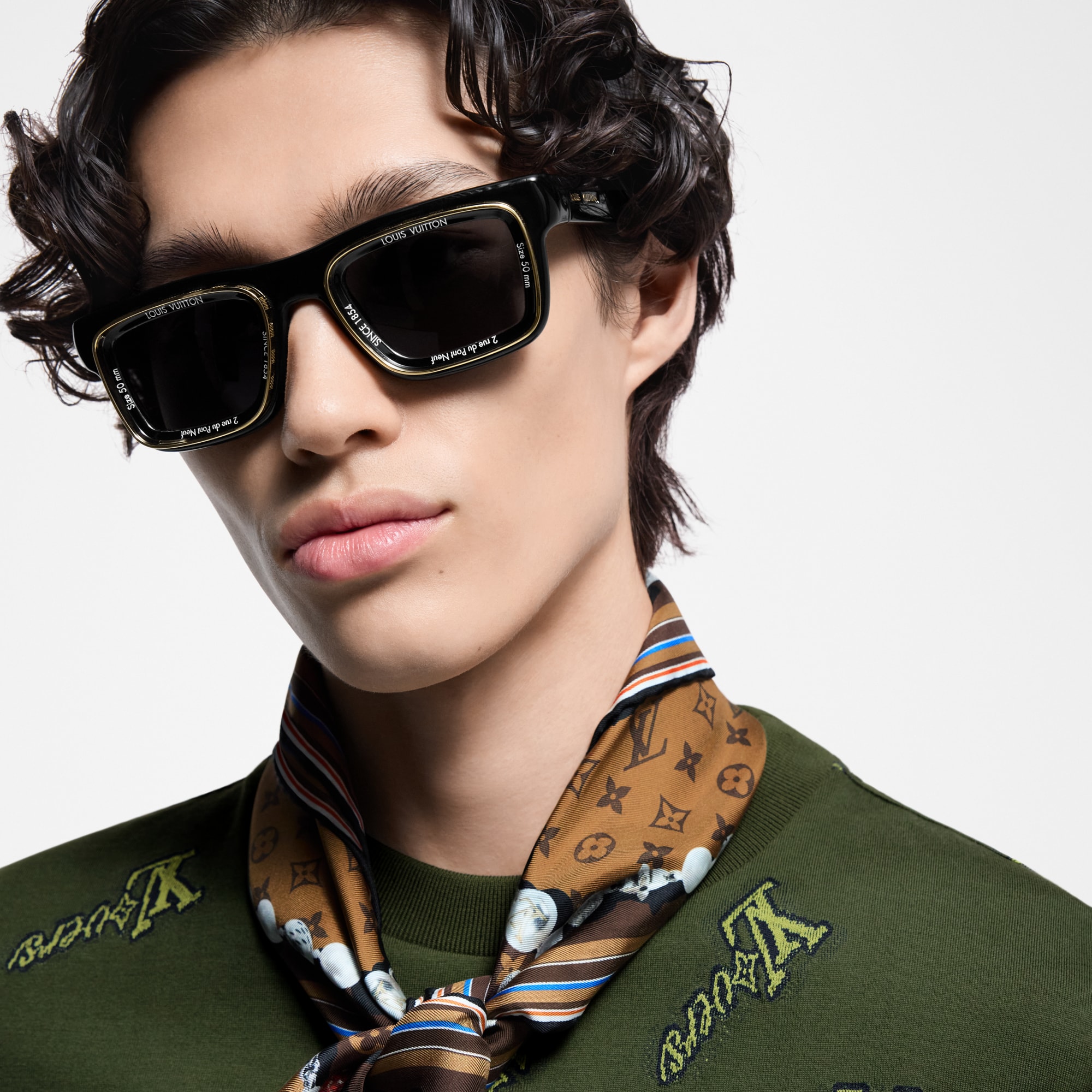 Gafas de sol LV Super Vision Square S00 Hombre Accesorios Gafas de sol | LOUIS VUITTON (Zoom de producto)