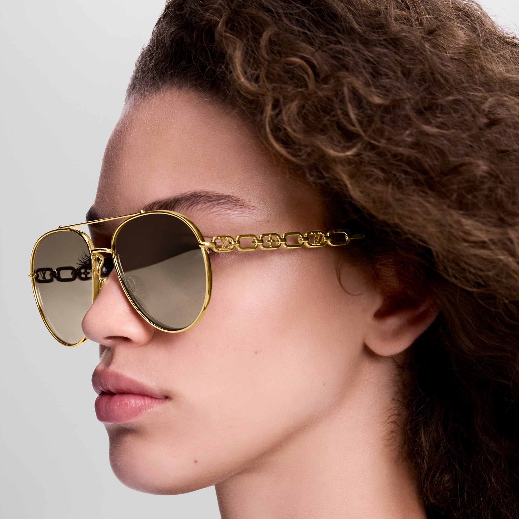Gafas de sol My LV Chain Pilot S00 Mujer Accesorios Gafas de sol | LOUIS VUITTON (Zoom de producto)