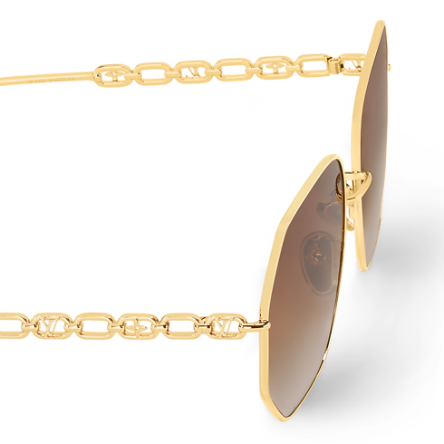 Gafas de sol My LV Chain Round S00 Mujer Accesorios Gafas de sol | LOUIS VUITTON (Zoom de producto)