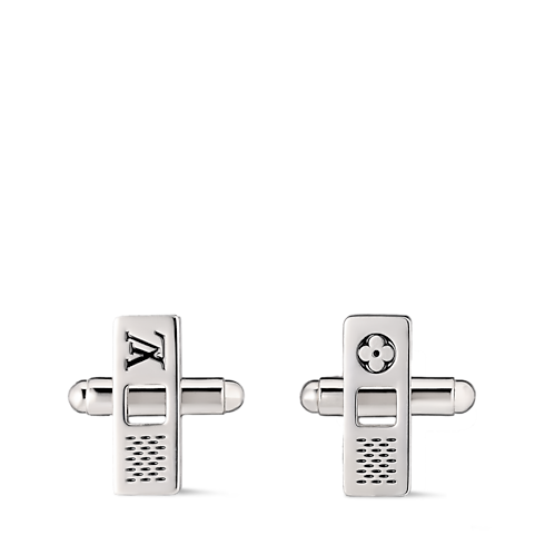 Gemelos Damier Staples Cut Out S00 Hombre Joyería Toda la bisutería | LOUIS VUITTON (Zoom de producto)