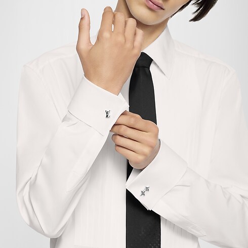 Gemelos Monogram Row S00 Hombre Joyería Toda la bisutería | LOUIS VUITTON (Zoom de producto)