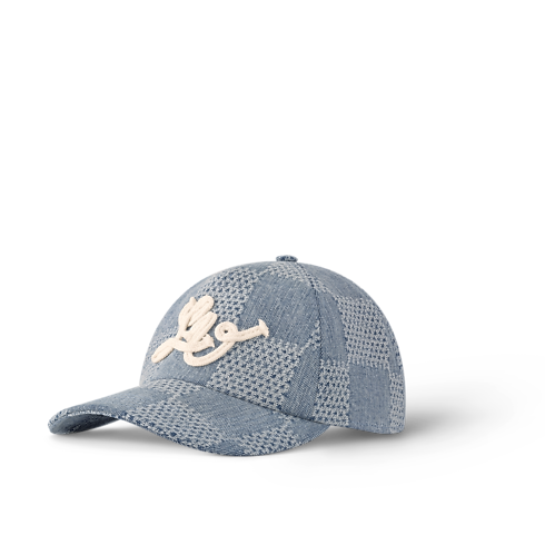 Gorra Damier Denim 3D S00 Hombre Accesorios Sombreros, Gorros y Guantes | LOUIS VUITTON (Zoom de producto)
