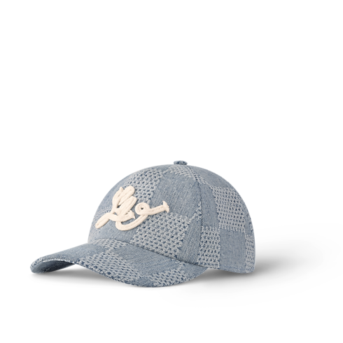 Gorra Damier Denim 3D S00 Hombre Accesorios Sombreros, Gorros y Guantes | LOUIS VUITTON (Zoom de producto)