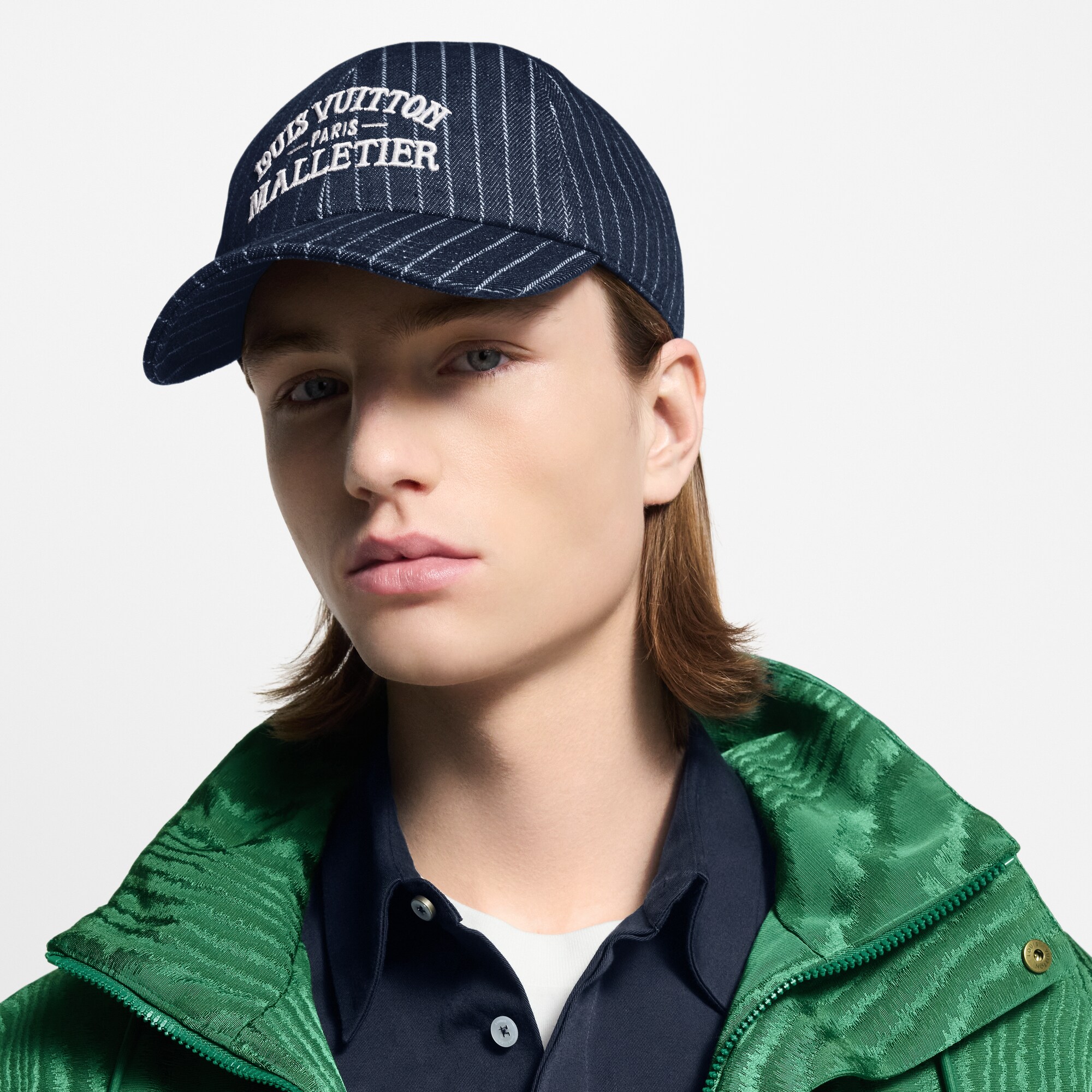 Gorra Denim Stripes S00 Hombre Accesorios Sombreros, Gorros y Guantes | LOUIS VUITTON (Zoom de producto)
