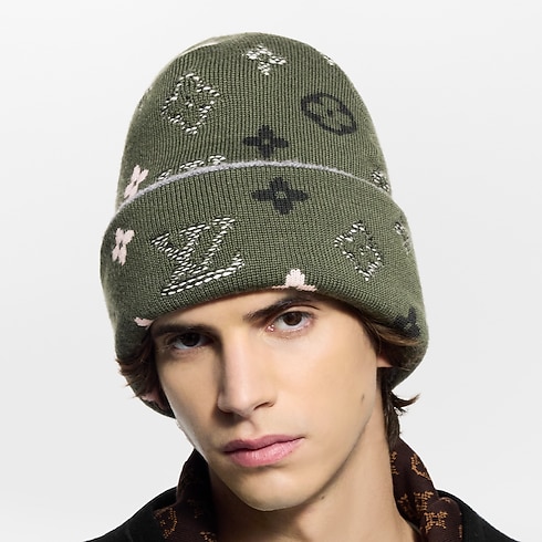 Gorro LV Crush Monogram Surplus S00 Hombre Accesorios Sombreros, Gorros y Guantes | LOUIS VUITTON (Zoom de producto)