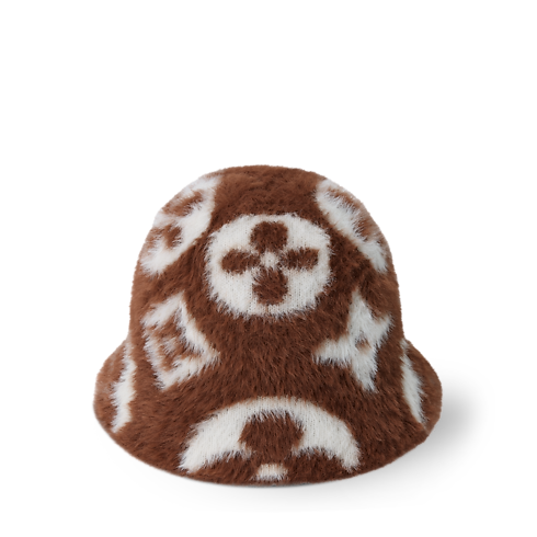 Gorro LV Fluffy Monogram S00 Mujer Accesorios Sombreros y Gorras | LOUIS VUITTON (Zoom de producto)