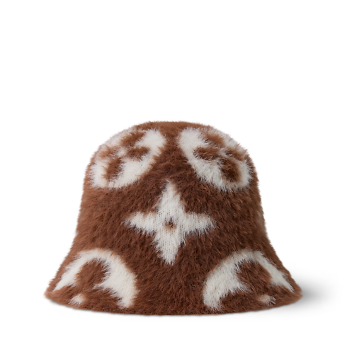 Gorro LV Fluffy Monogram S00 Mujer Accesorios Sombreros y Gorras | LOUIS VUITTON (Zoom de producto)