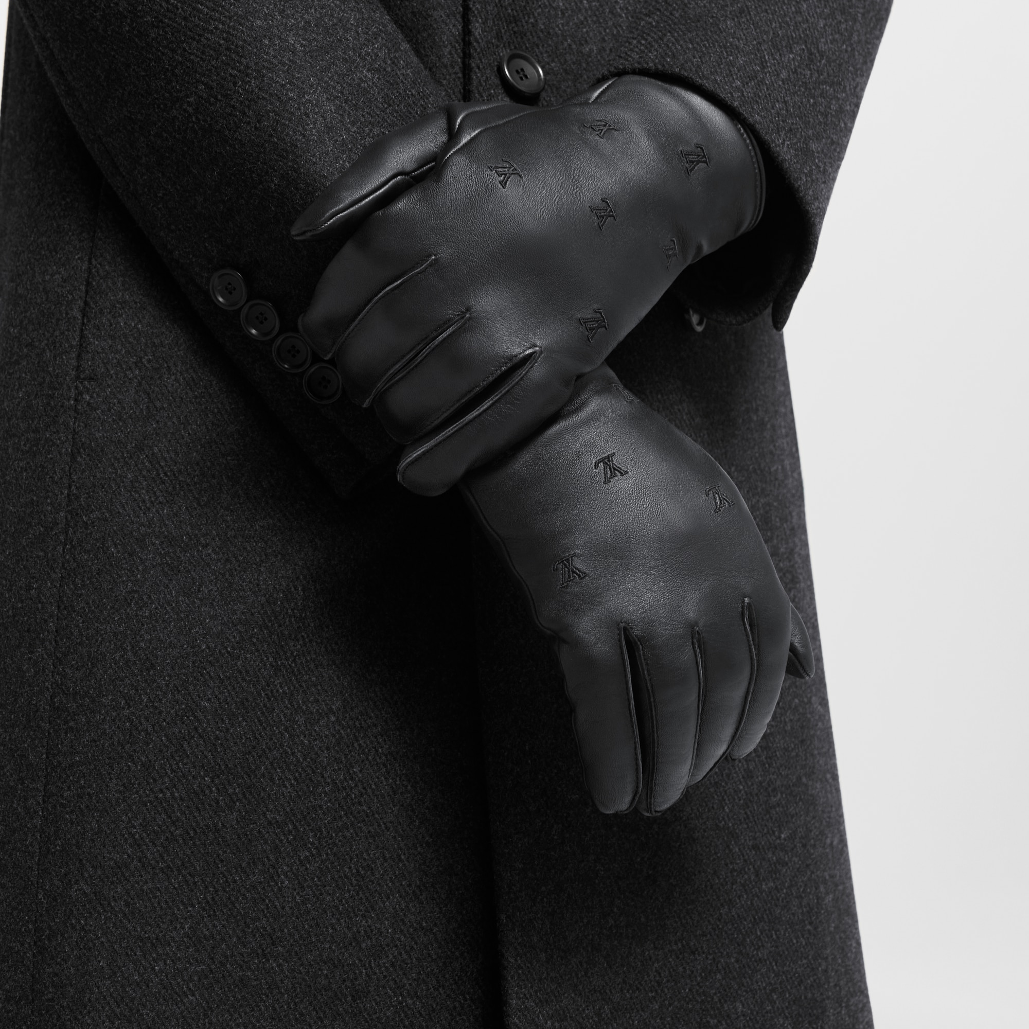 Guantes LV Blason S00 Hombre Accesorios Sombreros, Gorros y Guantes | LOUIS VUITTON (Zoom de producto)