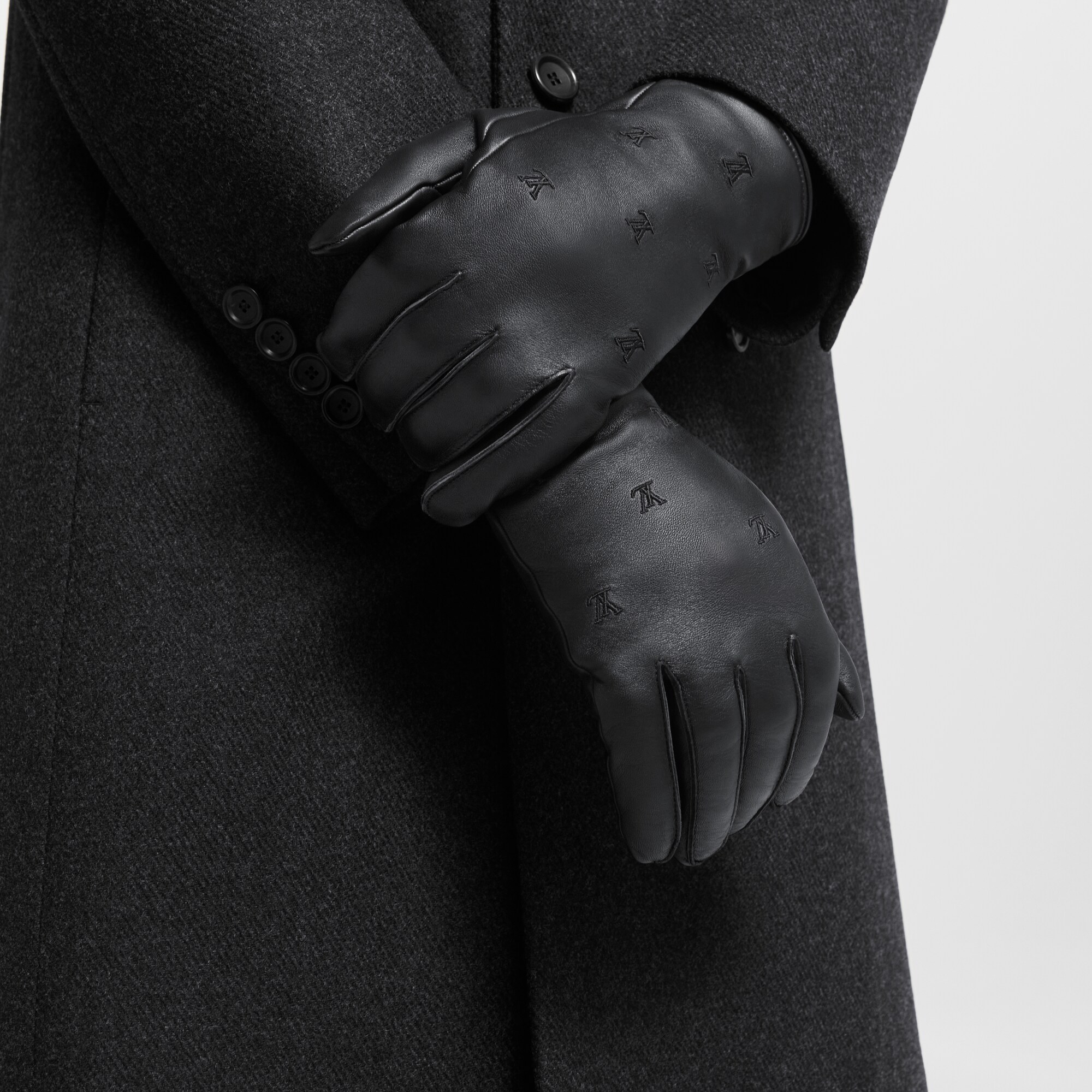 Guantes LV Blason S00 Hombre Accesorios Sombreros, Gorros y Guantes | LOUIS VUITTON (Zoom de producto)