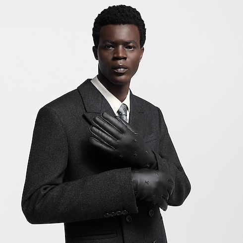 Guantes LV Blason S00 Hombre Accesorios Sombreros, Gorros y Guantes | LOUIS VUITTON (Zoom de producto)