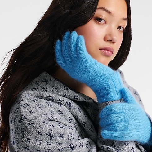 Guantes LV Script S00 Mujer Accesorios Sombreros y Gorras | LOUIS VUITTON (Zoom de producto)