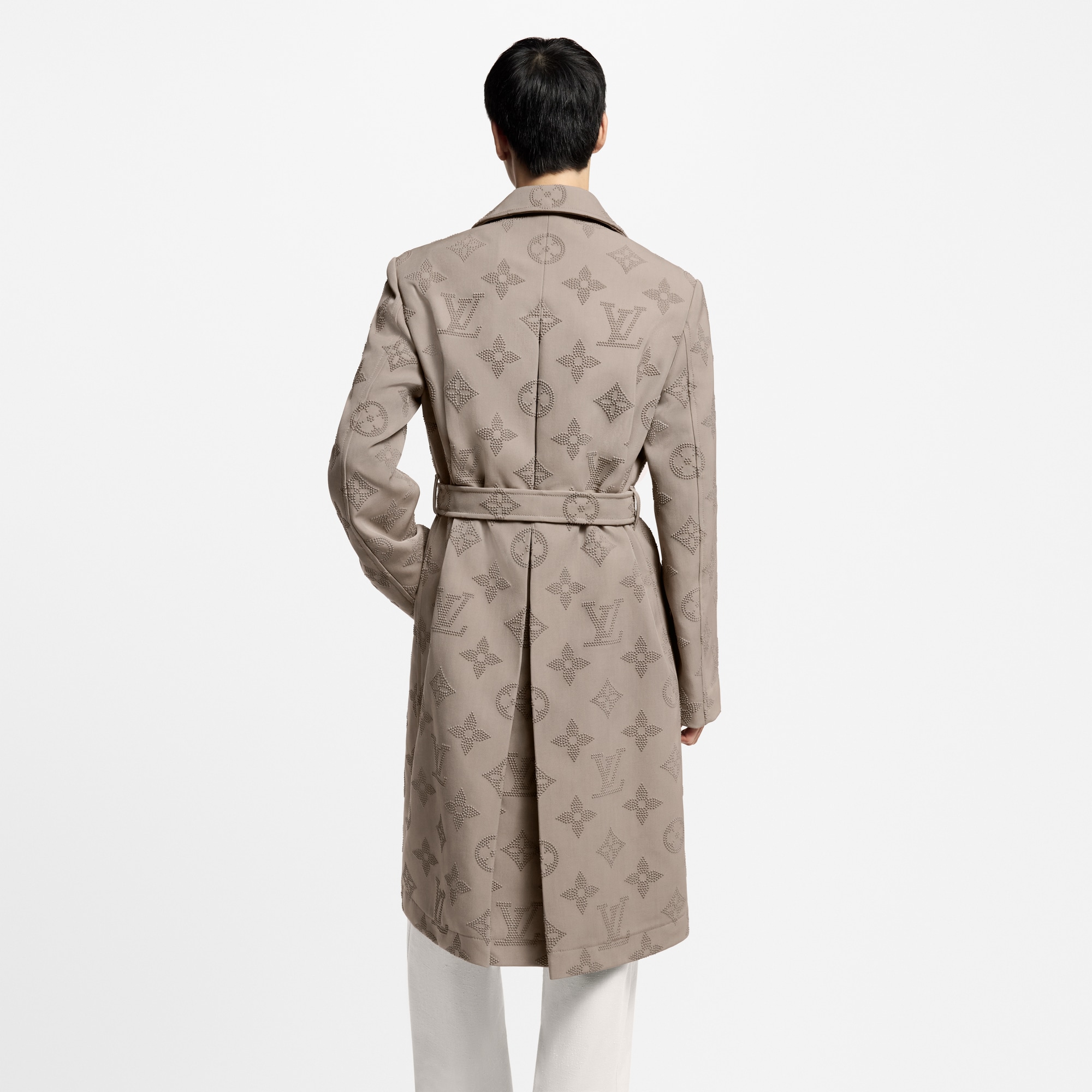 Impermeable con motivo Monogram bordado  Hombre Prêt-à-Porter Cazadoras y abrigos | LOUIS VUITTON (Zoom de producto)