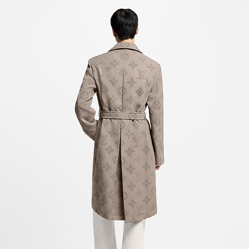 Impermeable con motivo Monogram bordado Hombre Prêt-à-Porter Cazadoras y abrigos | LOUIS VUITTON (Zoom de producto)