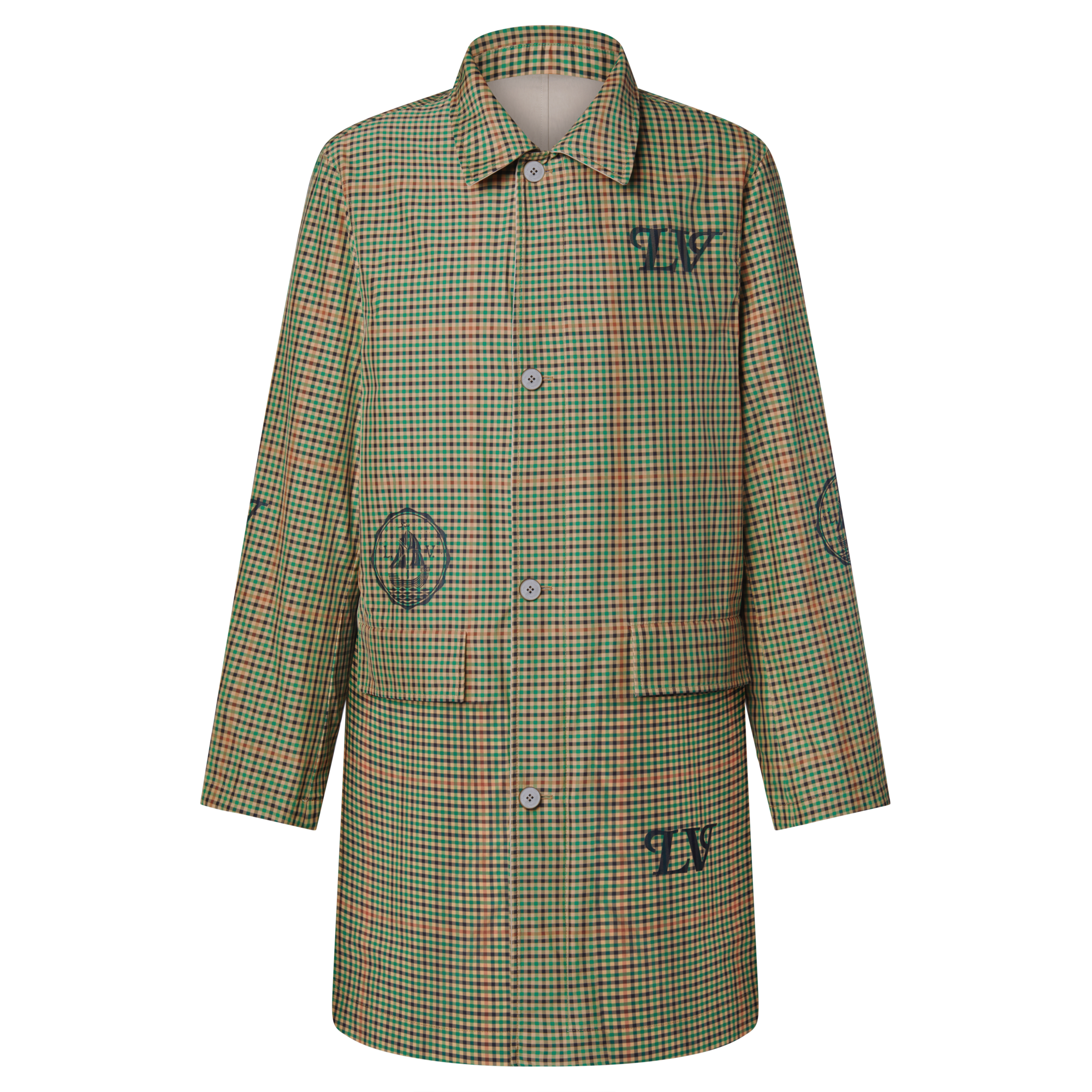 Impermeable reversible gráfico  Hombre Prêt-à-Porter Cazadoras y abrigos | LOUIS VUITTON (Zoom de producto)