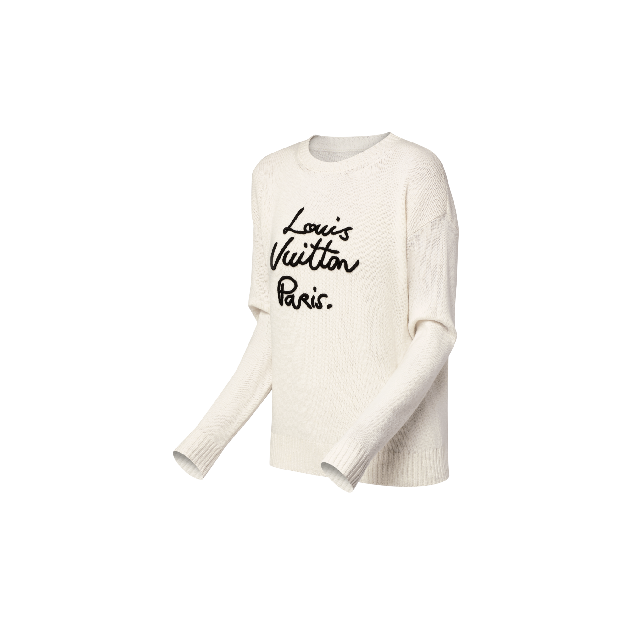 Jersey con distintivo en cursiva  Mujer Prêt-à-Porter Artículos de punto | LOUIS VUITTON (Zoom de producto)