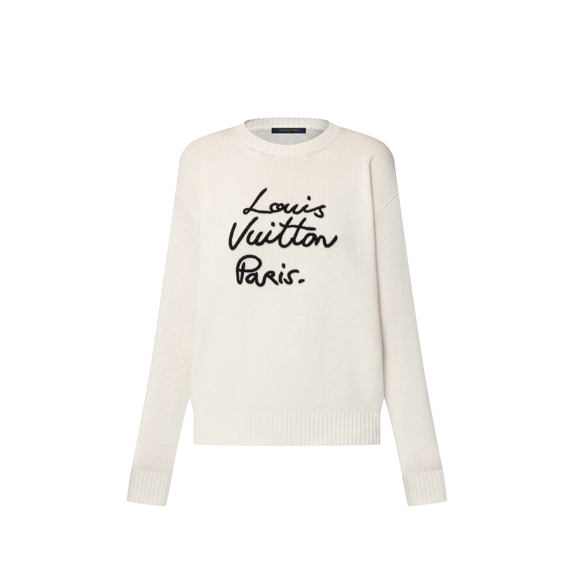 Jersey con distintivo en cursiva  Mujer Prêt-à-Porter Artículos de punto | LOUIS VUITTON (Zoom de producto)