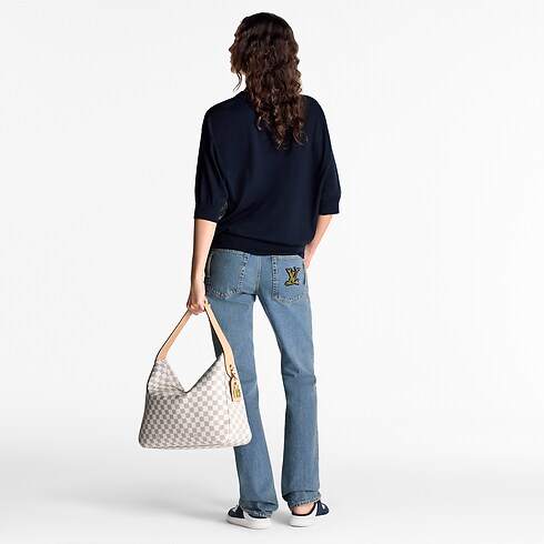 Jersey con inserción Aquarelle Monogram Mujer Prêt-à-Porter Artículos de punto | LOUIS VUITTON (Zoom de producto)