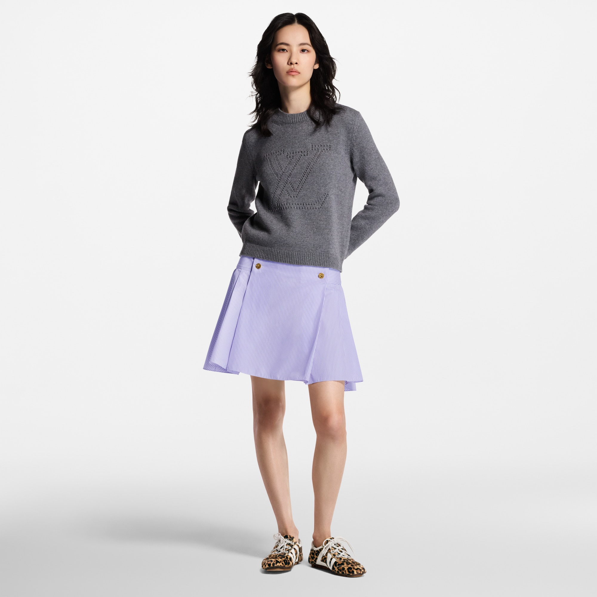Jersey con logotipo bordado  Mujer Prêt-à-Porter Artículos de punto | LOUIS VUITTON (Zoom de producto)