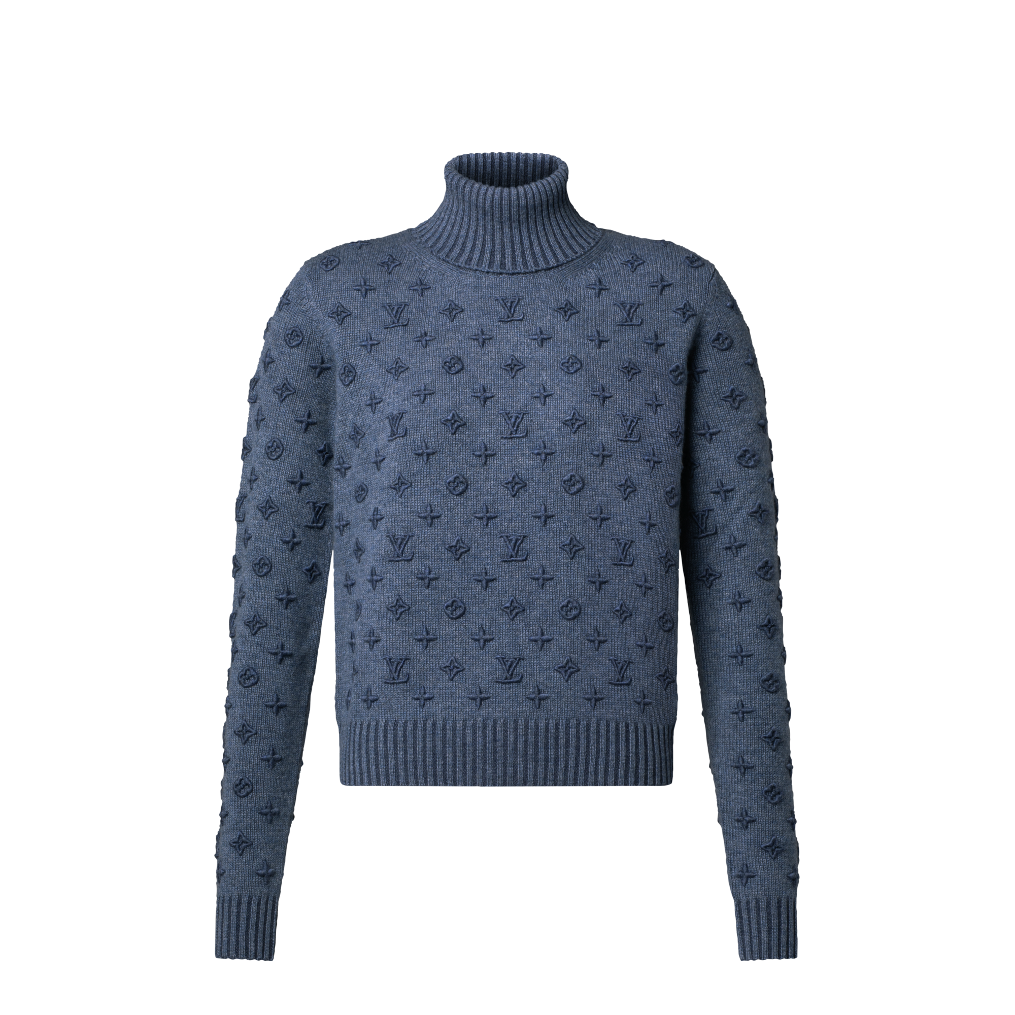 Jersey con motivo 3D y cuello cisne  Mujer Prêt-à-Porter Artículos de punto | LOUIS VUITTON (Zoom de producto)