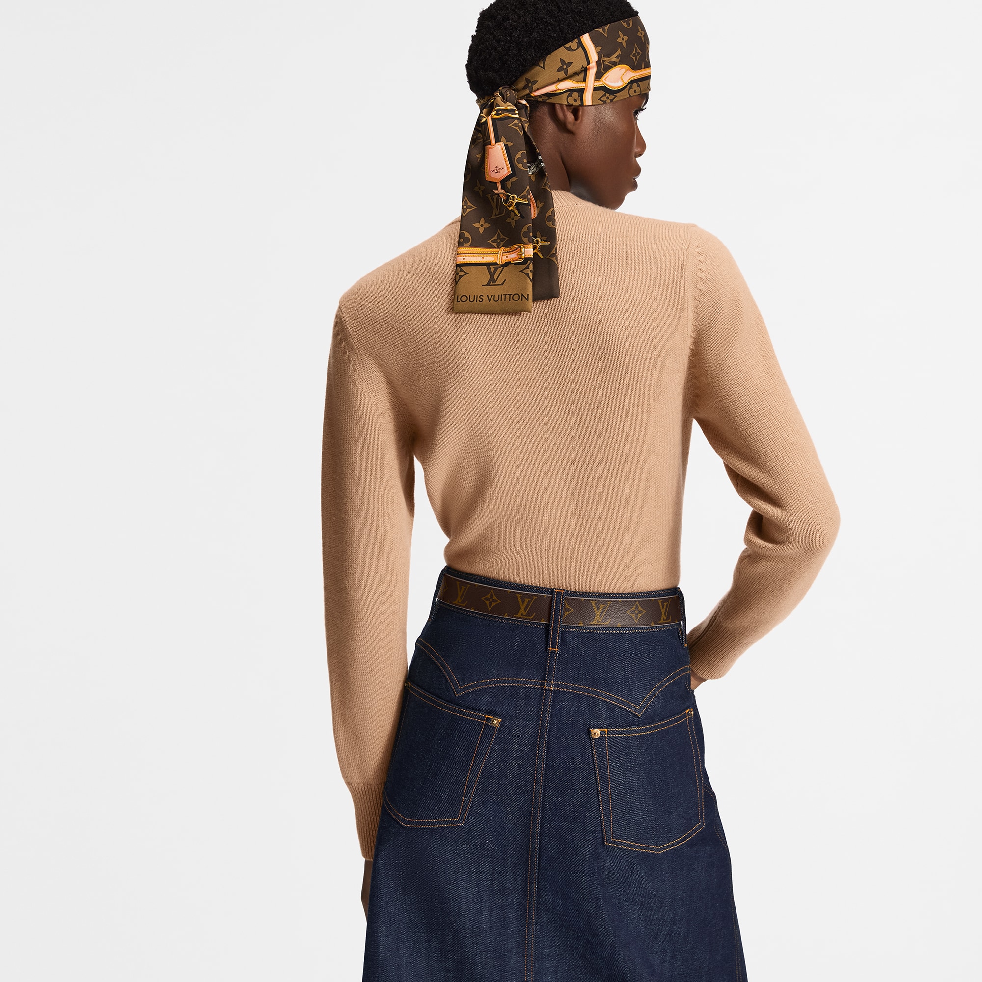 Jersey con parche y cadena  Mujer Prêt-à-Porter Artículos de punto | LOUIS VUITTON (Zoom de producto)