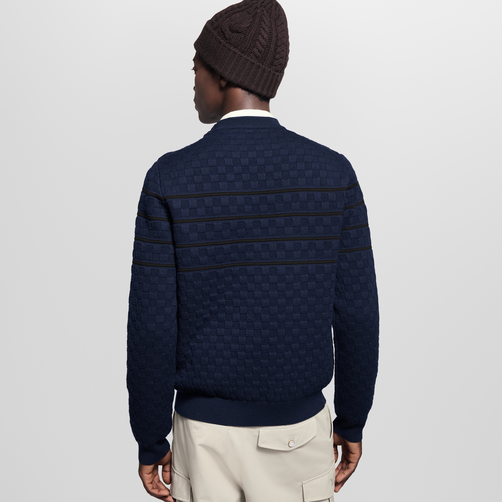 Jersey Damier con motivo de rayas  Hombre Prêt-à-Porter Todo Prêt-à-Porter | LOUIS VUITTON (Zoom de producto)