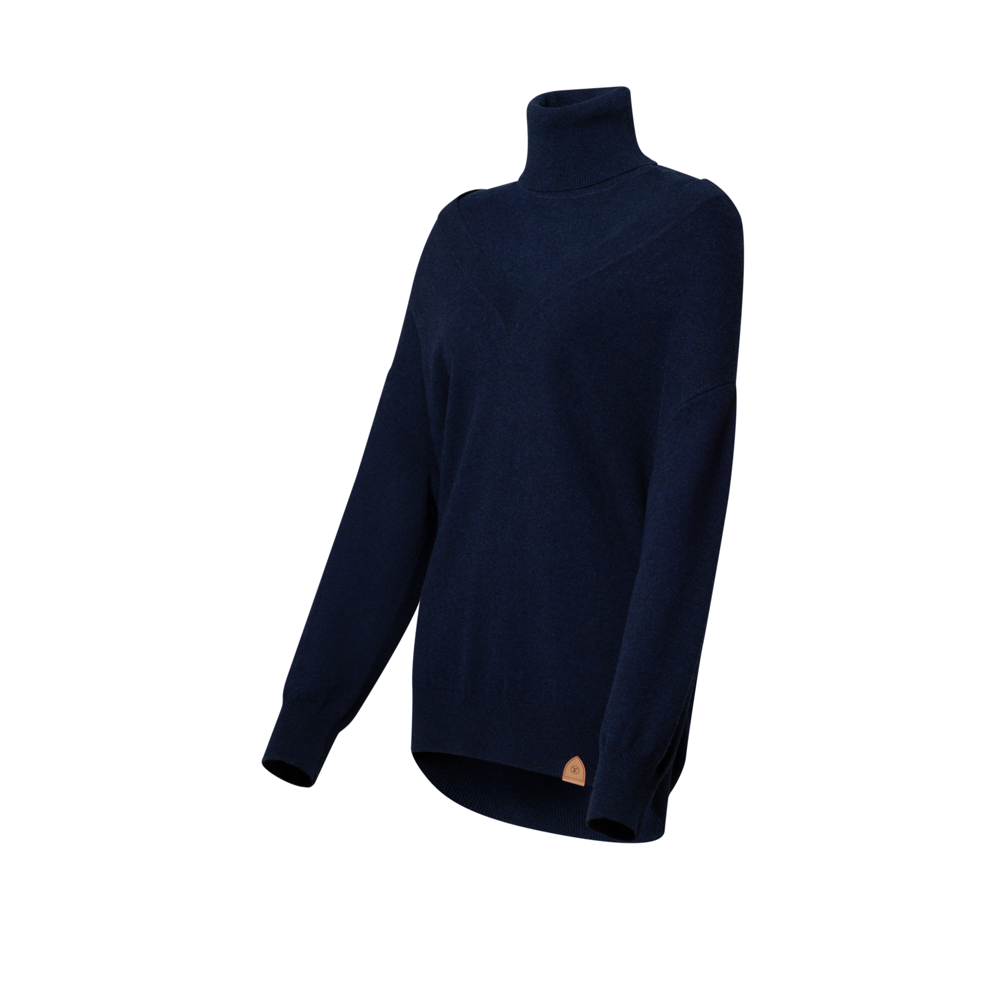 Jersey de cachemir con cuello doble  Mujer Prêt-à-Porter Artículos de punto | LOUIS VUITTON (Zoom de producto)