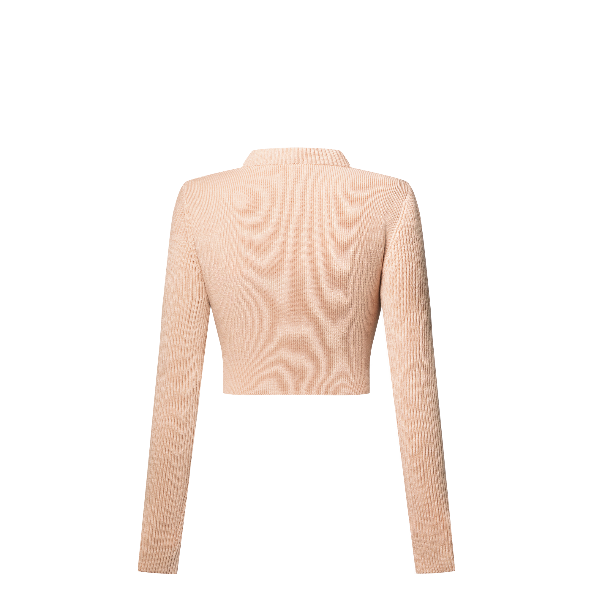 Jersey de corte cropped con cinturón  Mujer Prêt-à-Porter Artículos de punto | LOUIS VUITTON (Zoom de producto)