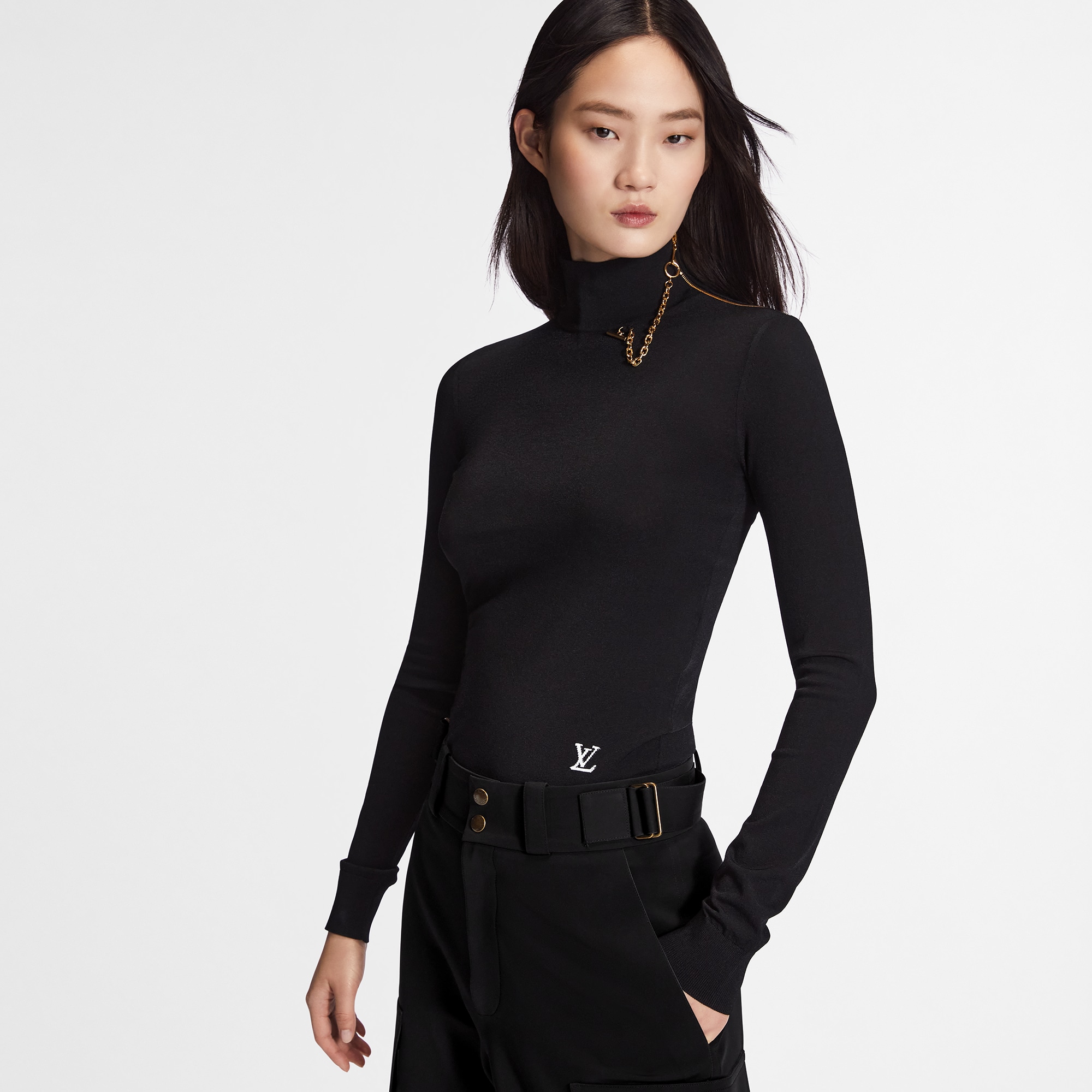 Jersey de cuello cisne  Mujer Prêt-à-Porter Artículos de punto | LOUIS VUITTON (Zoom de producto)