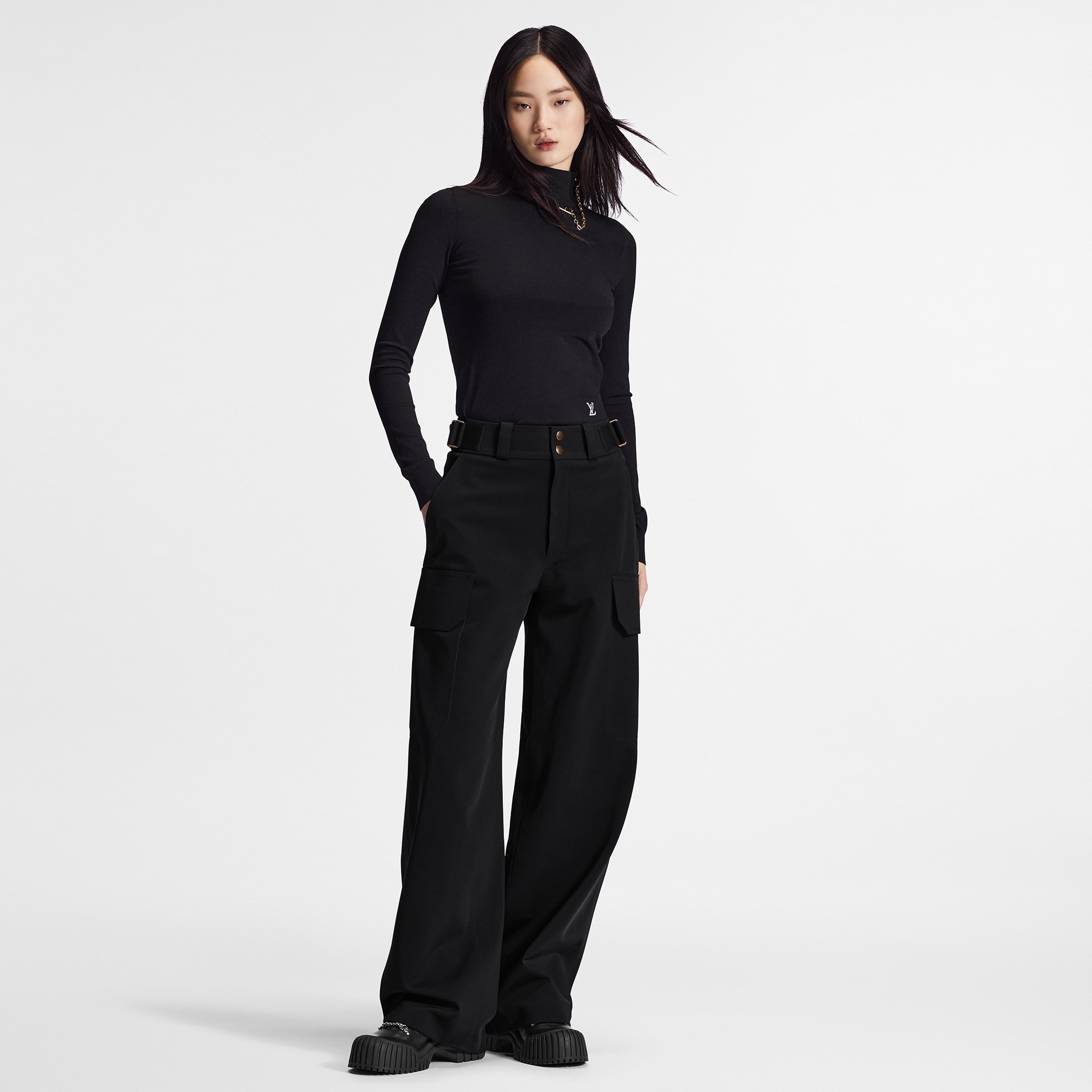 Jersey de cuello cisne  Mujer Prêt-à-Porter Artículos de punto | LOUIS VUITTON (Zoom de producto)
